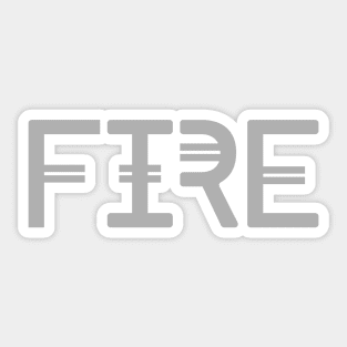 FIRE | Financial Independence, Retire Early | Market Sticker